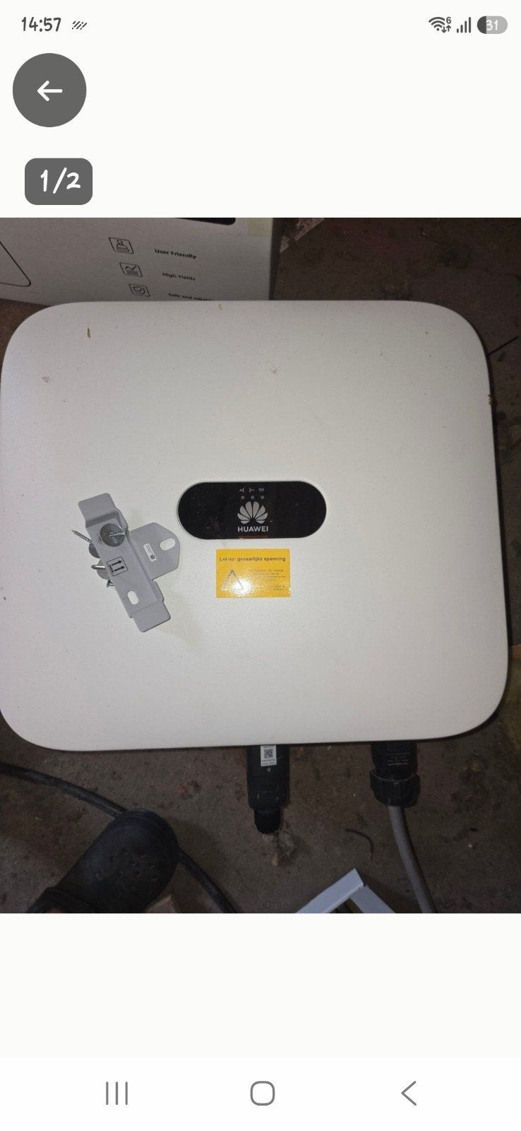 Huawei Sun 2000 8KTL-M1-HC 8kW Hybride Omvormer 3-fase, Ophalen, Zo goed als nieuw, Overige merken, Overige typen