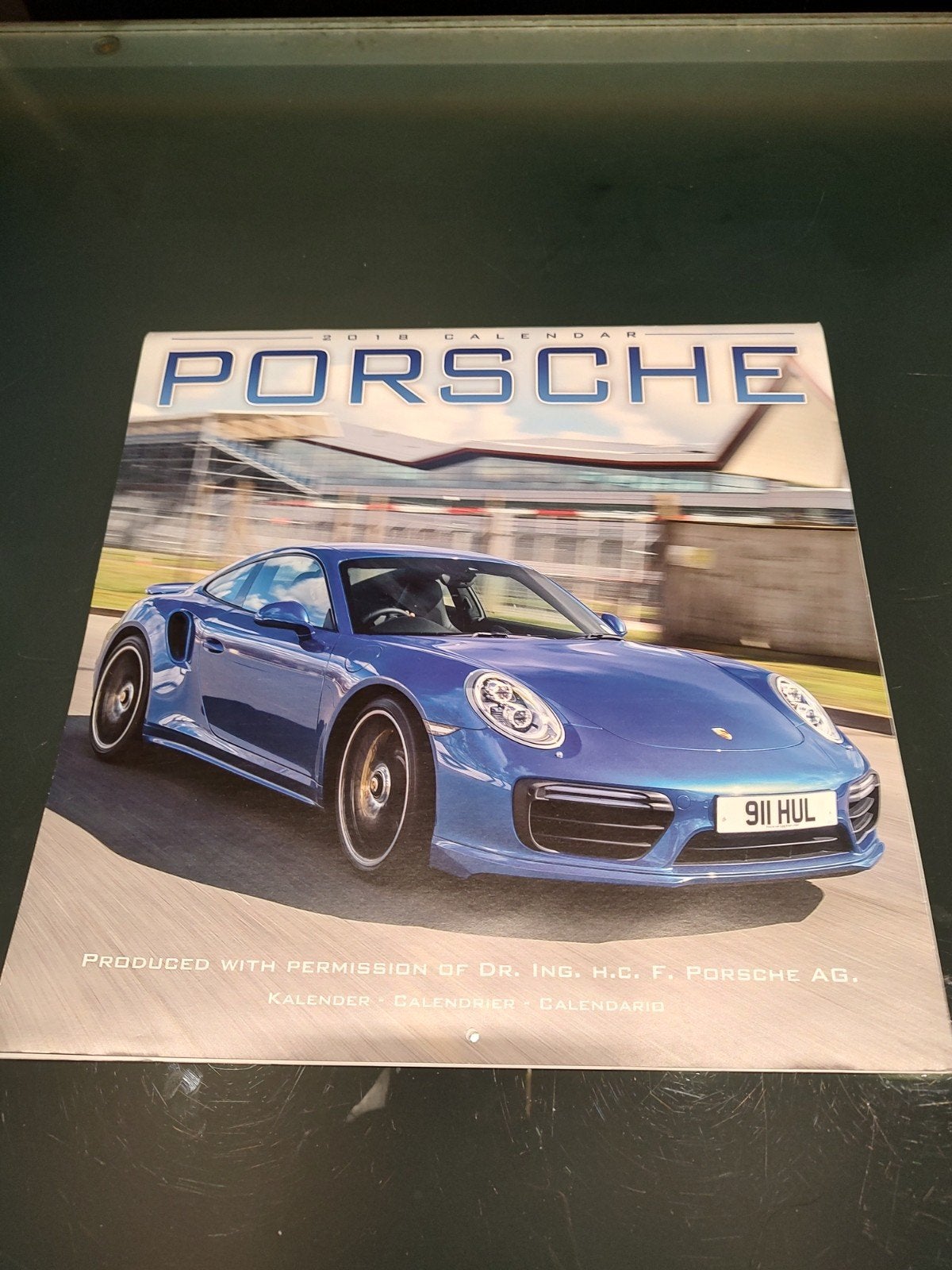 Maand kalender van PORSCHE, uit 2018, Ophalen of Verzenden, Maandkalender, Nieuw