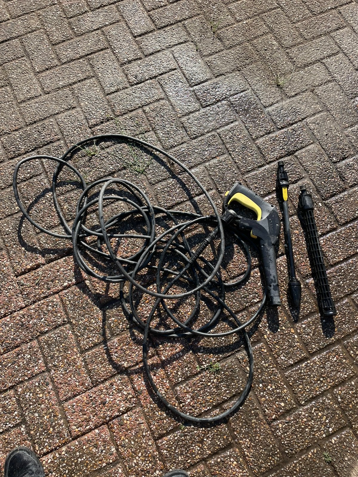 Kärcher spuitlans hogedrukreiniger, Tuin en Terras, Hogedrukreinigers, Ophalen of Verzenden, Gebruikt, Elektrisch
