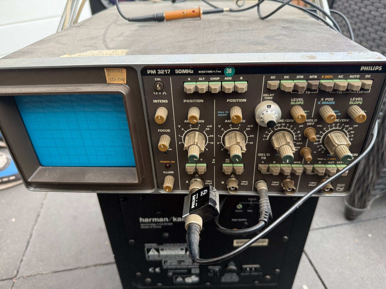 analoge 50 MHz-oscilloscoop, Ophalen of Verzenden, Zo goed als nieuw, Elektriciteit