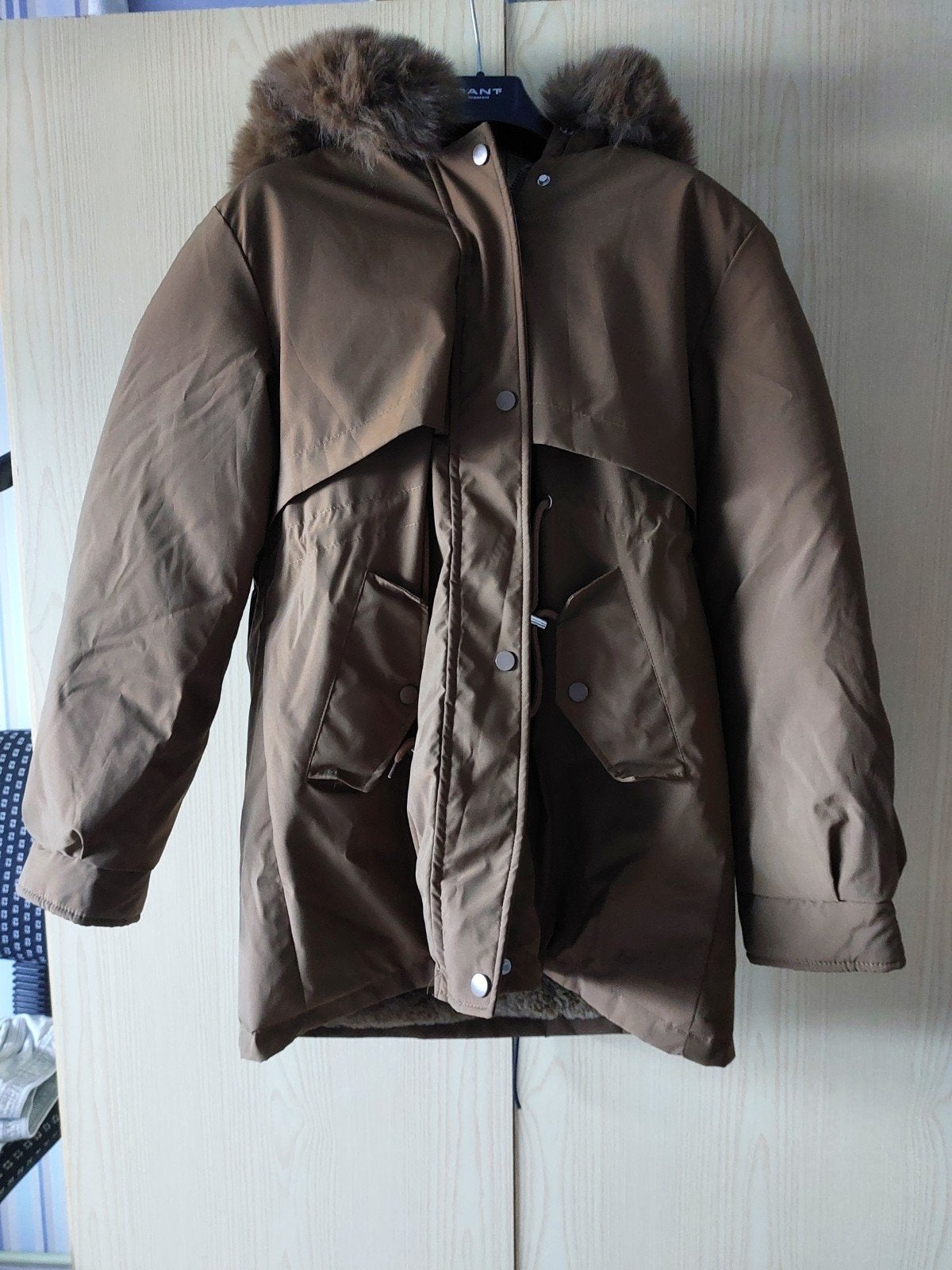 winterjas, Ophalen of Verzenden, Zo goed als nieuw, Maat 36 (S), Bruin