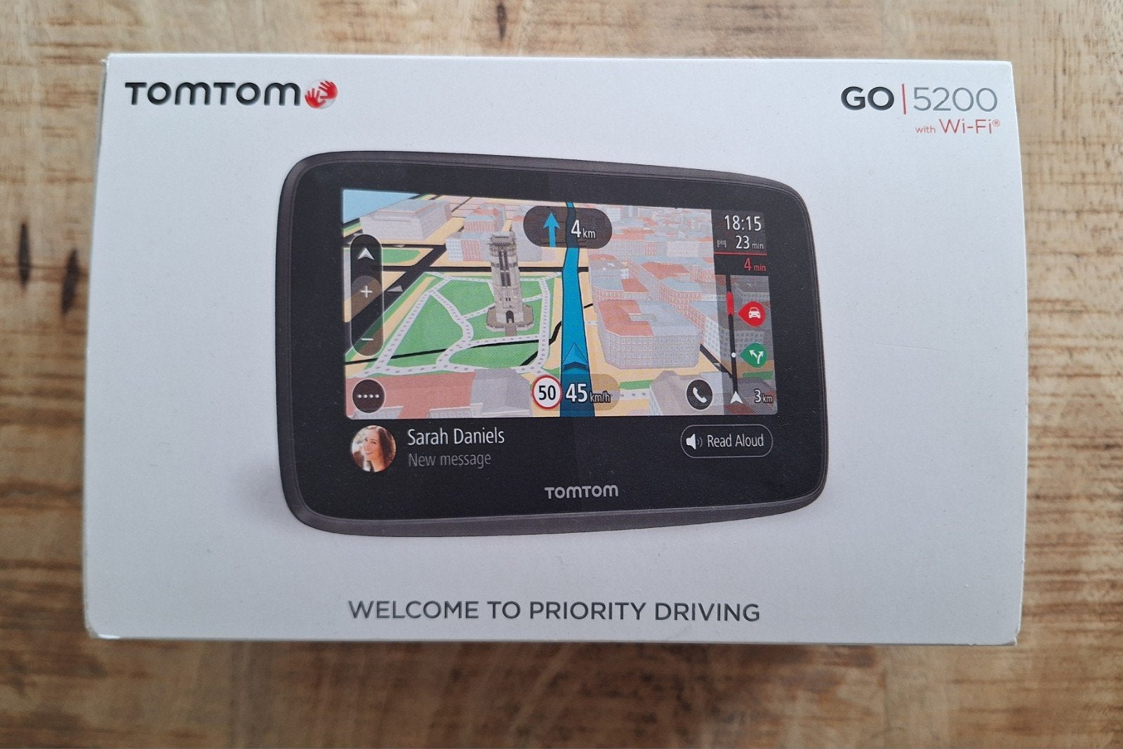 TomTom GO 5200 Wi-Fi Navigatiesysteem, Auto diversen, Ophalen of Verzenden, Gebruikt