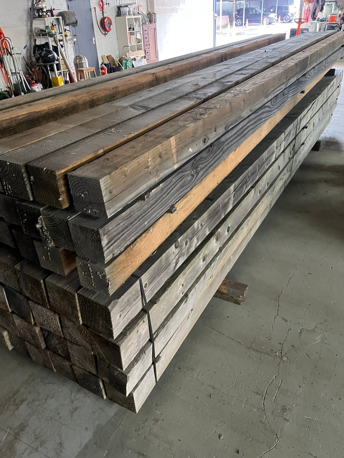 Douglas balken 12x12 5m of 2,5m, Ophalen of Verzenden, Nieuw, Balken