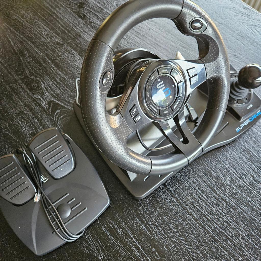 Superdrive Racestuur met pedalen - Zo goed als nieuw, Ophalen, Racestuur, Overige merken, Zo goed als nieuw