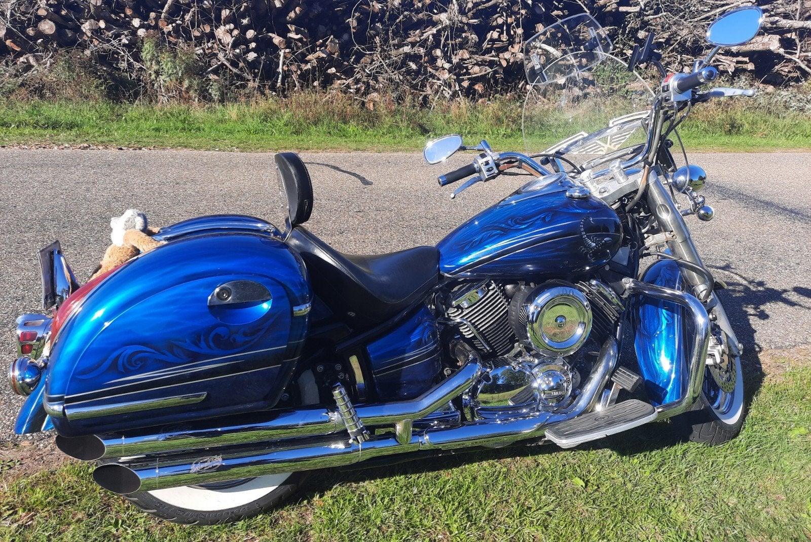 Yamaha Dragstar 1100 . Uitstekende conditie 20.000 mijl!!!!, Motoren, 2 cilinders, Cardan-aandrijving, Particulier, Meer dan 35 kW