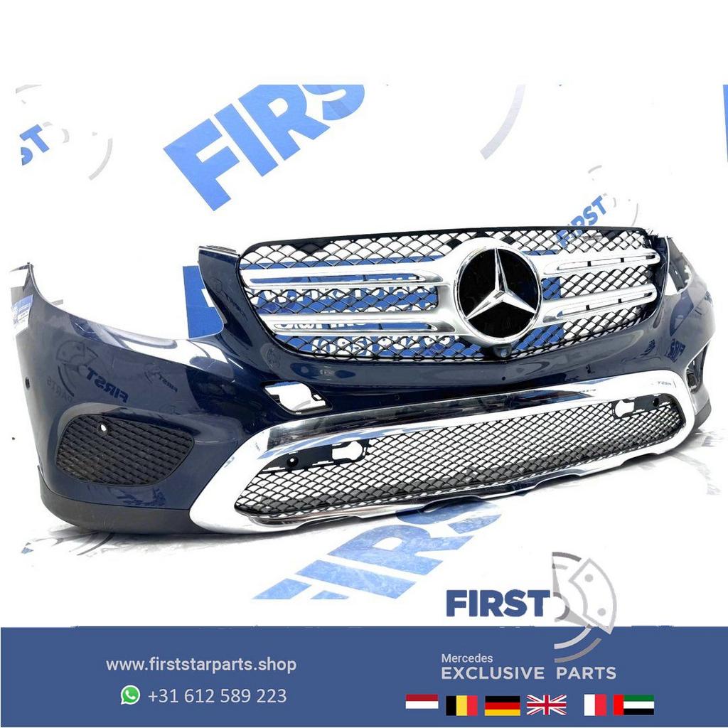 BUMPER W253 GLC + GRIL ZWART WIT GRIJS GLC PRE-FACELIFT VOOR, Gebruikt, -, Voor, Ophalen of Verzenden