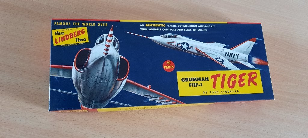 Lindberg line F11  F Tiger, Overige merken, Ophalen of Verzenden, Zo goed als nieuw, Groter dan 1:72