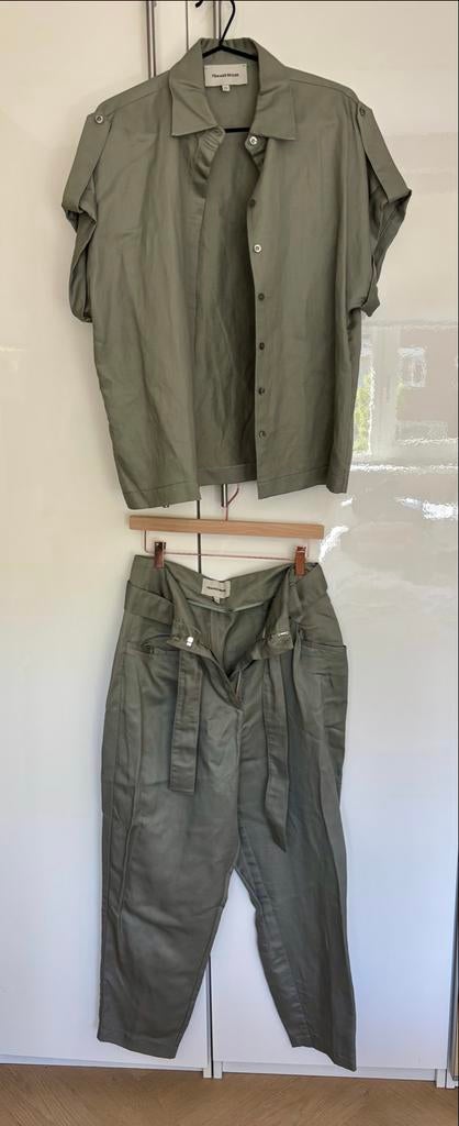 Femmes du Sud set: blouse en broek, Maat 38/40 (M), Ophalen of Verzenden, Zo goed als nieuw, Lang