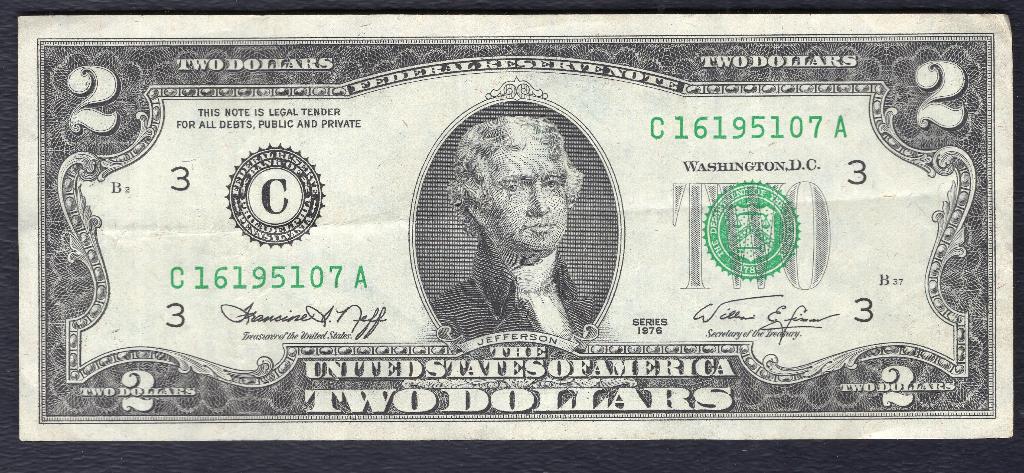 USA 200 jaar VS 2 Dollar 1976, Ophalen of Verzenden, Noord-Amerika
