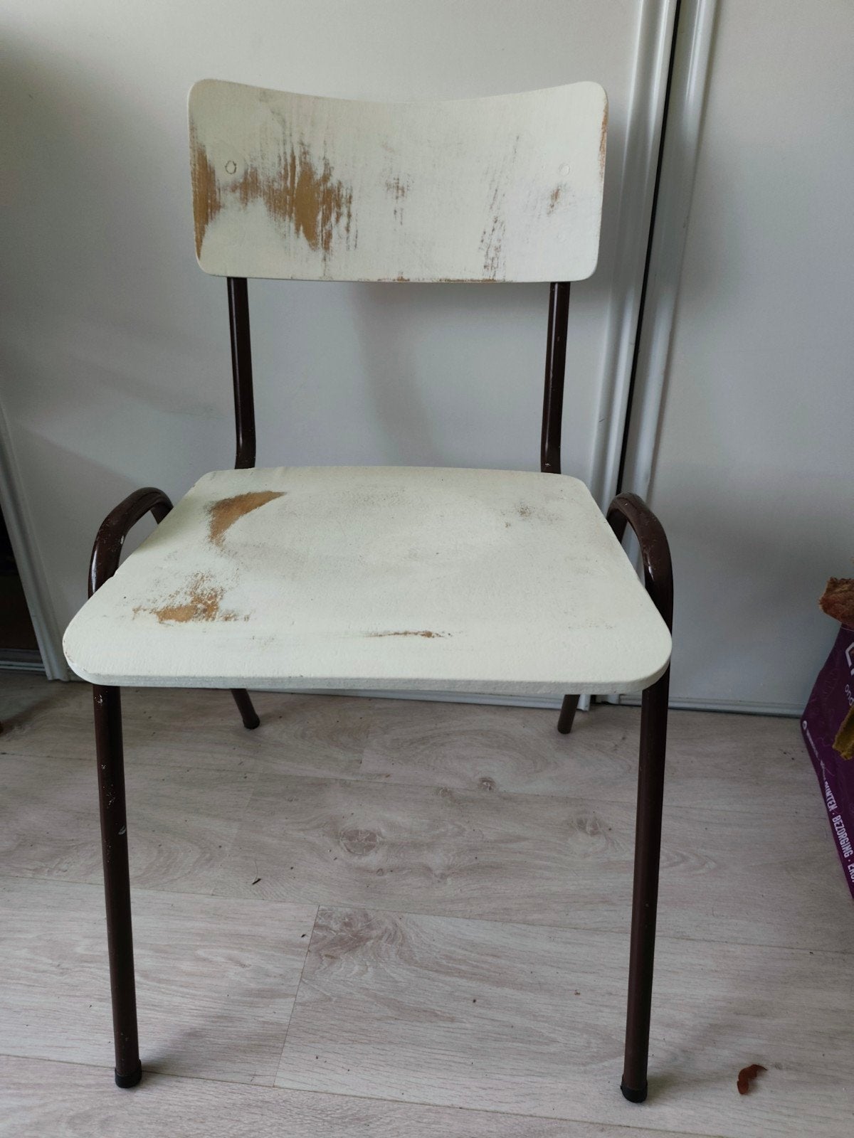 Vintage schoolstoel 2 stuks, Ophalen
