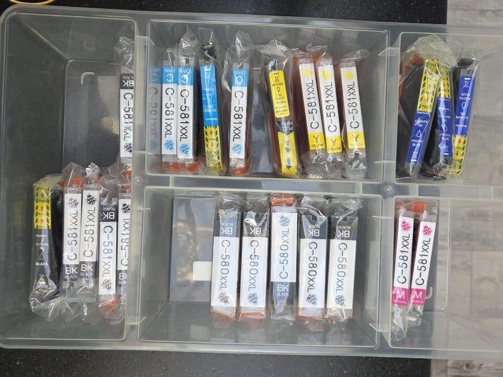 Huismerk Canon C580 XXL + C581 XXL inktcartridges (24 stuks), Ophalen, Nieuw, Cartridge, Canon