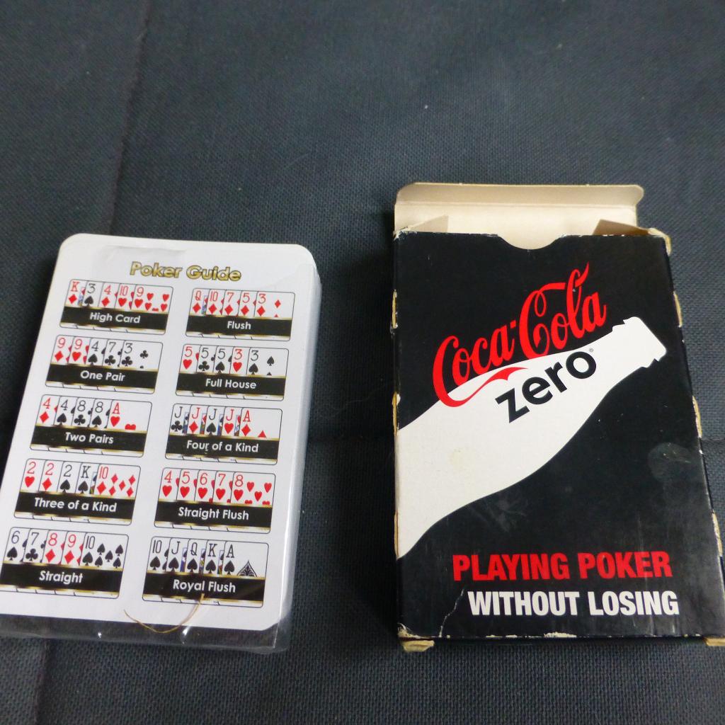 Kaartspel Pokerspel van Coca Cola, Hobby en Vrije tijd, Gezelschapsspellen | Kaartspellen, Drie of vier spelers, Ophalen of Verzenden