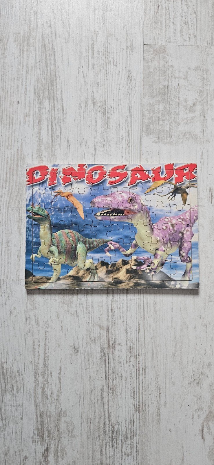 Dino puzzel, Ophalen of Verzenden, 10 tot 50 stukjes, Zo goed als nieuw