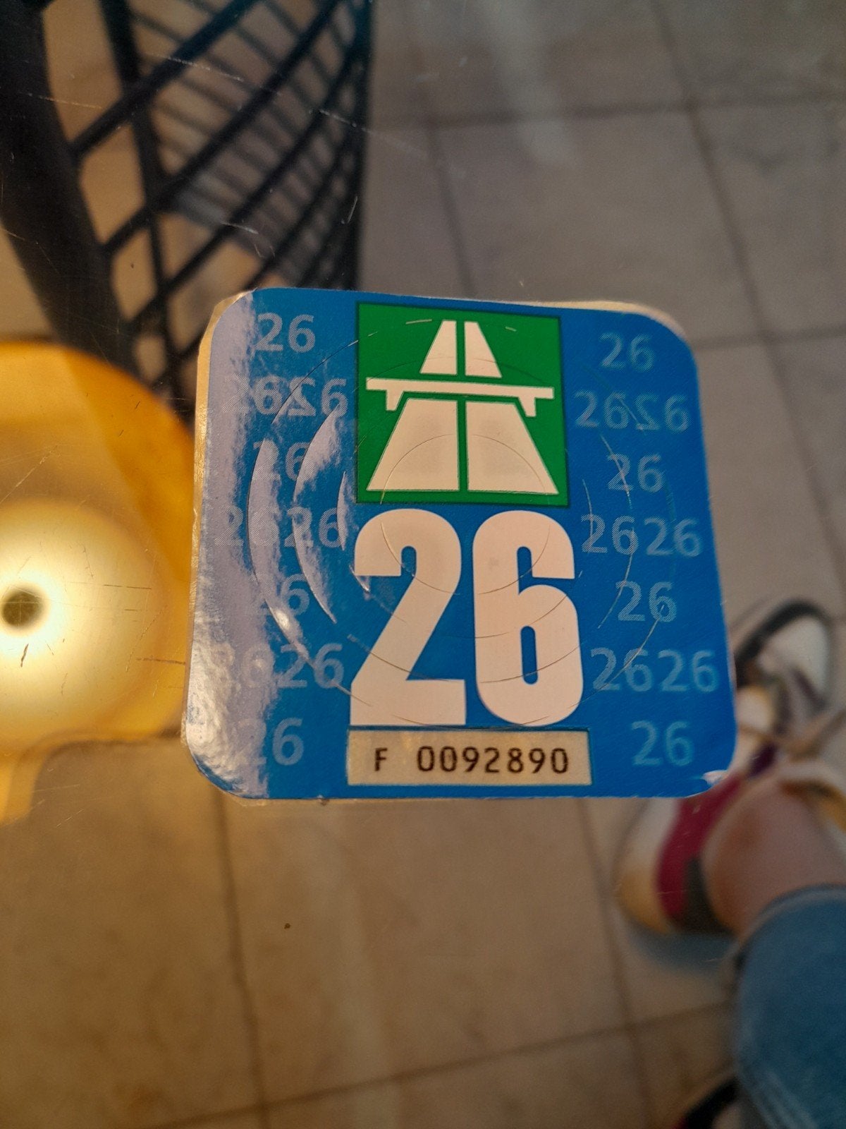 autovignet Zwitserland, Eén persoon