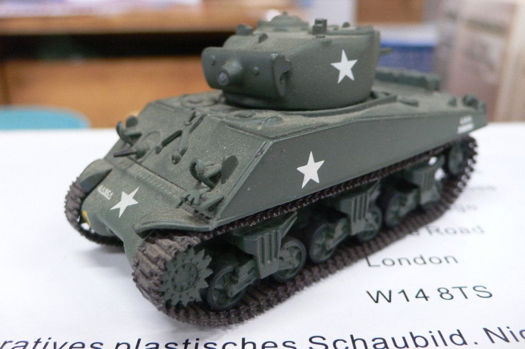 sherman m4a3 -dinky dym37579 - 1/72-METAAL!!!, Verzenden, Zo goed als nieuw, Overige typen