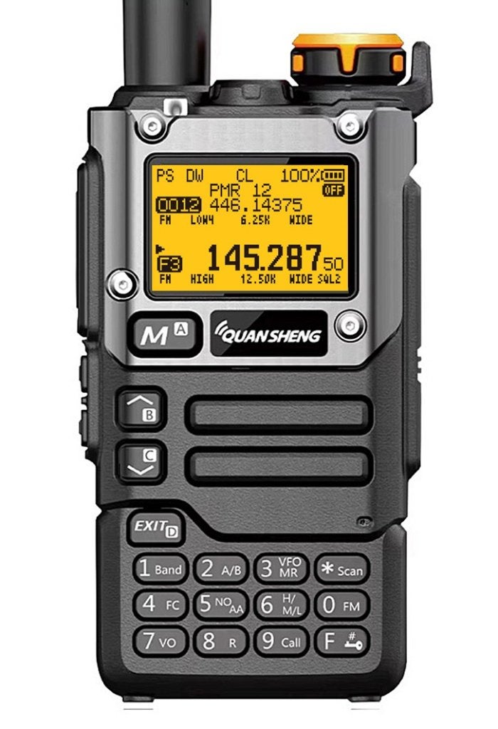 Quansheng UV-K5 V3 F4HWN Portofoon & Scanner 1024 kanalen, Ophalen of Verzenden, Nieuw, 5 tot 15 km, Portofoon of Walkie-talkie