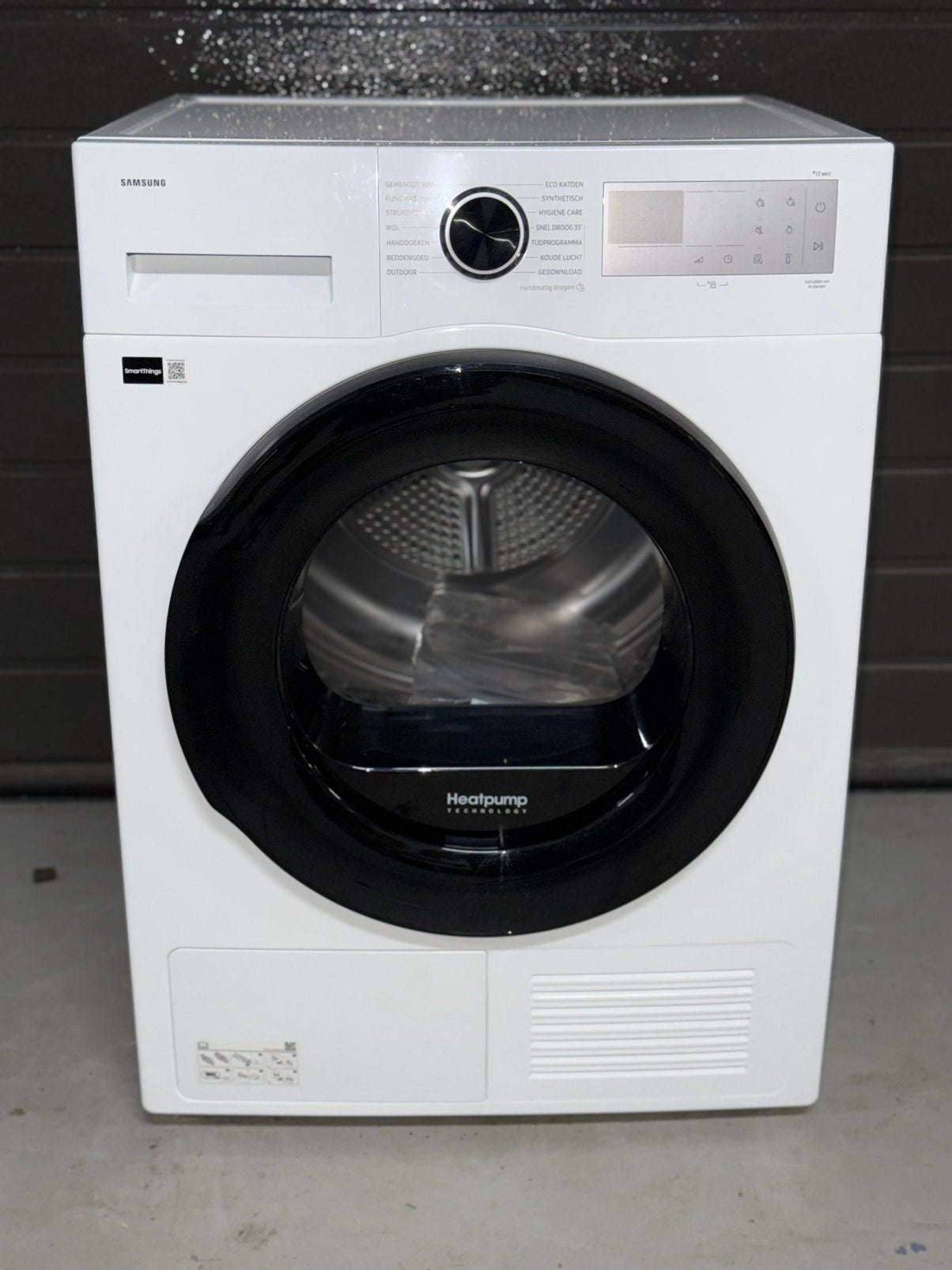 SAMSUNG SMARTHINGS 9KG WiFi B KEUS WARMTEPOMP DROGER NIEUW!, Minder dan 85 cm, Overige typen, 8 tot 10 kg, Ophalen of Verzenden