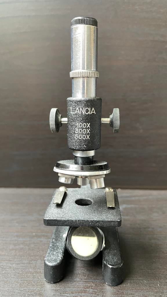 Lancia Microscoop  - Vintage Biologische Micro, Audio, Tv en Foto, Optische apparatuur | Microscopen, Gebruikt, Biologische microscoop