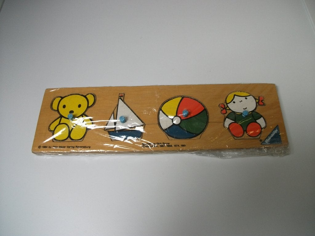 Puzzeltje Ravensburger Dick Bruna 4 delig, Ophalen of Verzenden, Gebruikt