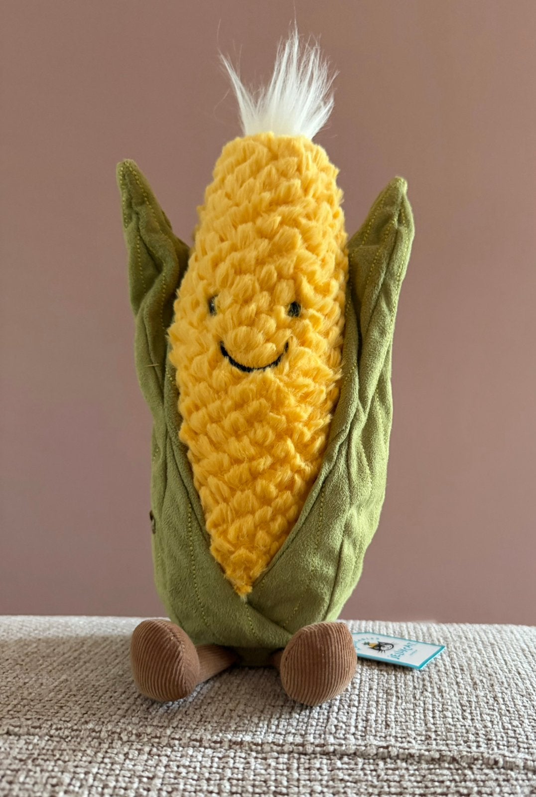 Jellycat maïskolf! Nieuw met kaartjes, Jellycat, Overige typen, Nieuw, Ophalen of Verzenden