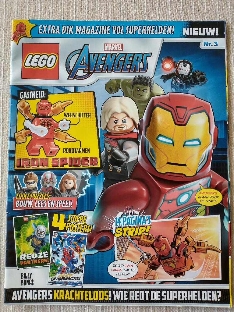 LEGO Marvel Avengers Magazine Nr. 3 2021, Ophalen of Verzenden, Zo goed als nieuw, Fictie algemeen