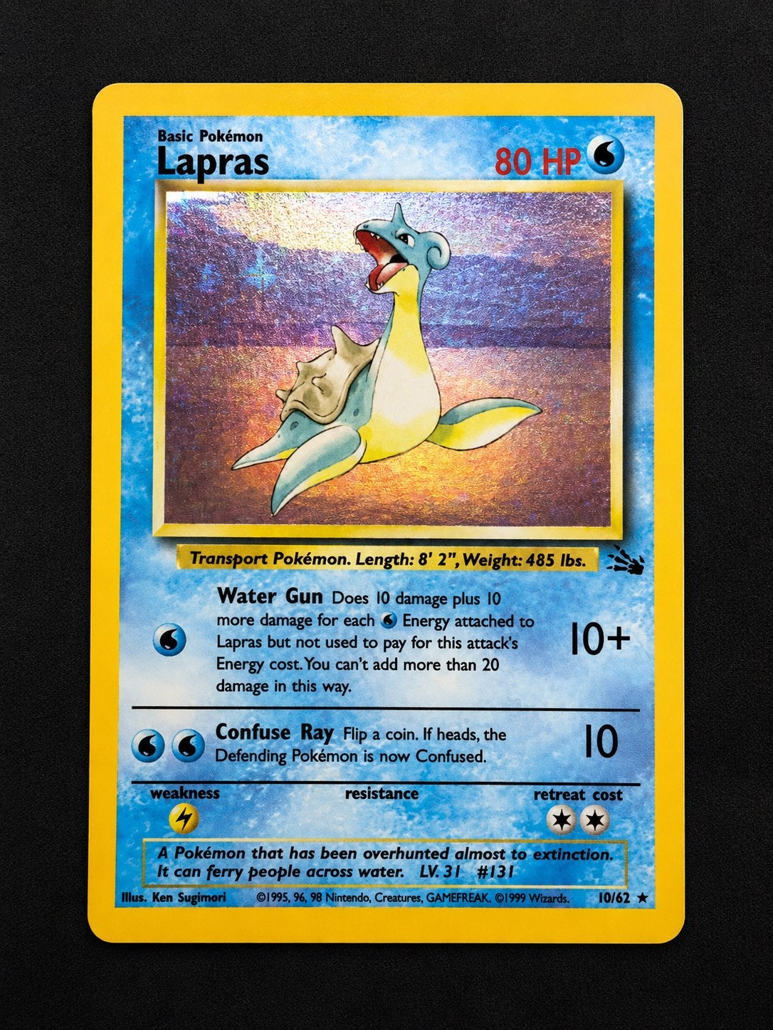 Lapras Holo en M Blastoise EX Pokémon kaarten, Ophalen, Zo goed als nieuw, Meerdere kaarten, Foil
