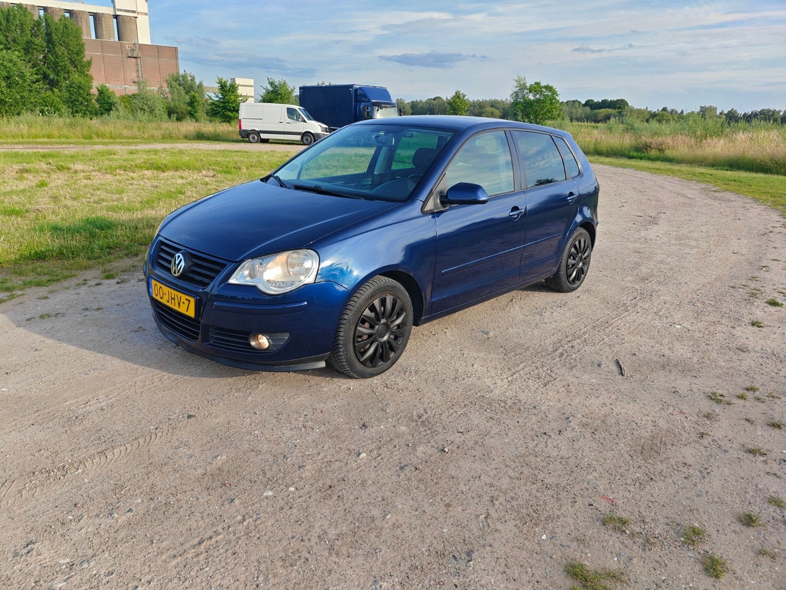 Volkswagen Polo 1.4 16V 59KW 2009 Blauw, Voorwielaandrijving, 40 €/maand, 4 cilinders, Sound system