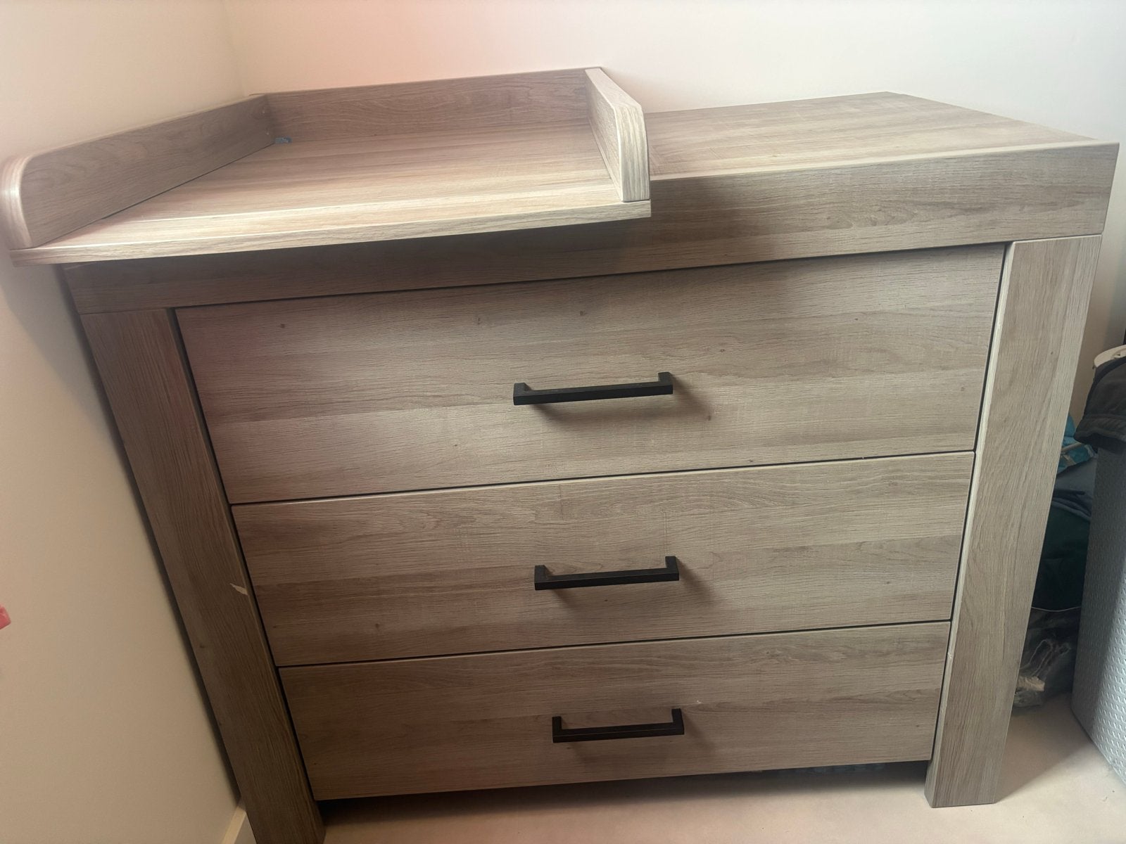 Hanglegkast en Commode met bladvergroter, Ophalen, Gebruikt, 50 tot 70 cm, 105 cm of meer
