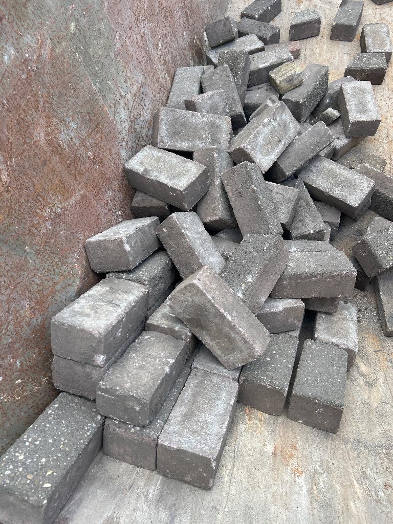 Betonstraatstenen, Ophalen, Gebruikt, Klinkers, 10 m² of meer