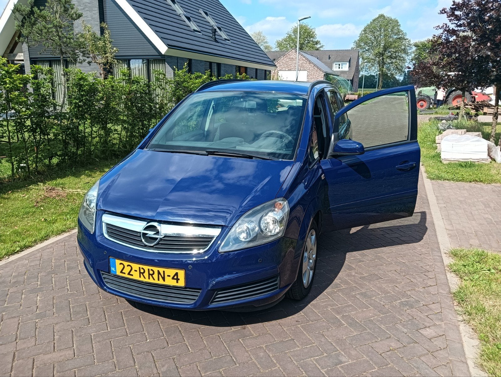 Opel Zafira 1.6 2006 Blauw, Voorwielaandrijving, 4 cilinders, Blauw, 7 stoelen