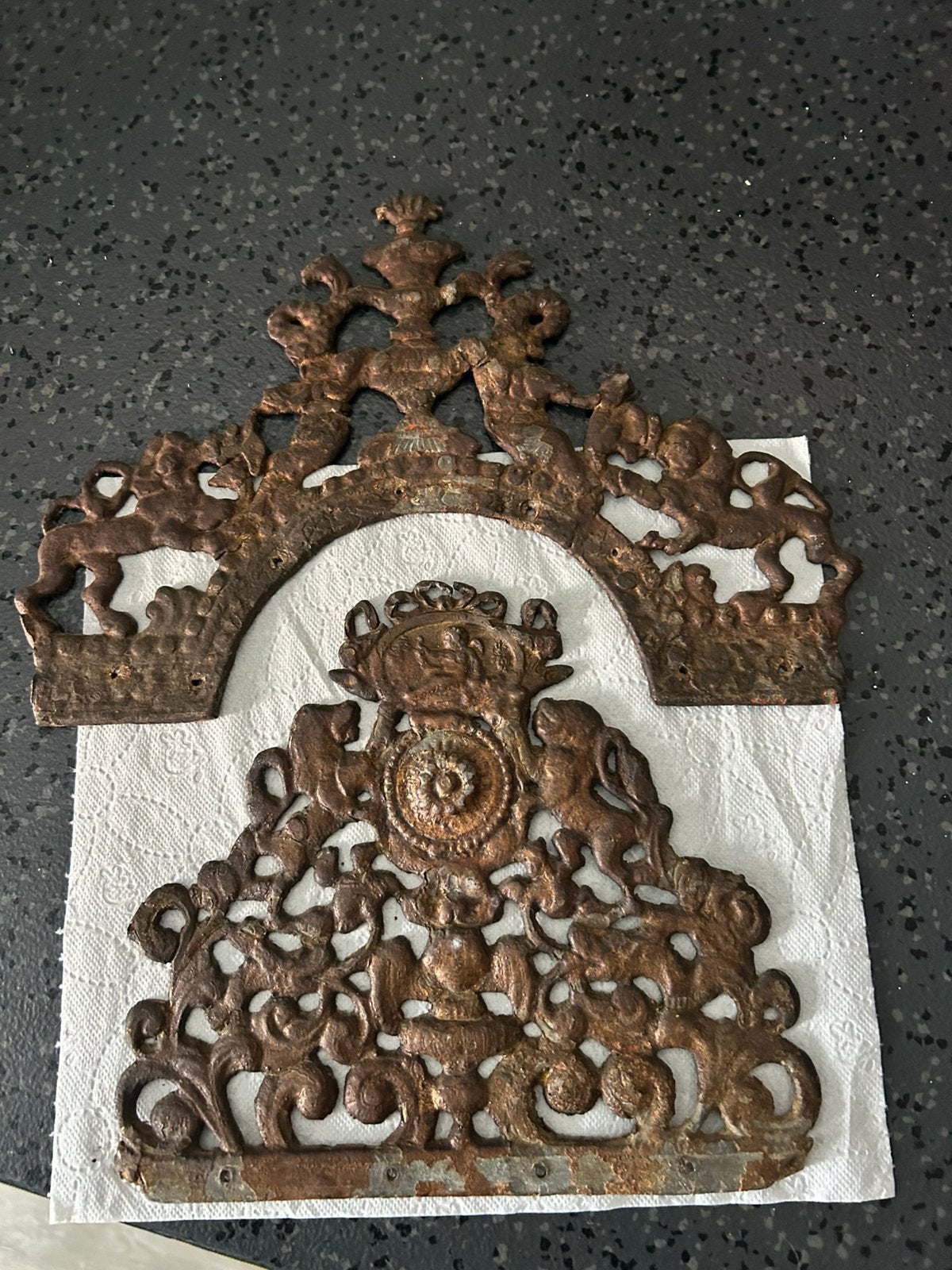 Antiek lood werk friese stoelklok …, Antiek en Kunst, Antiek | Klokken, Ophalen