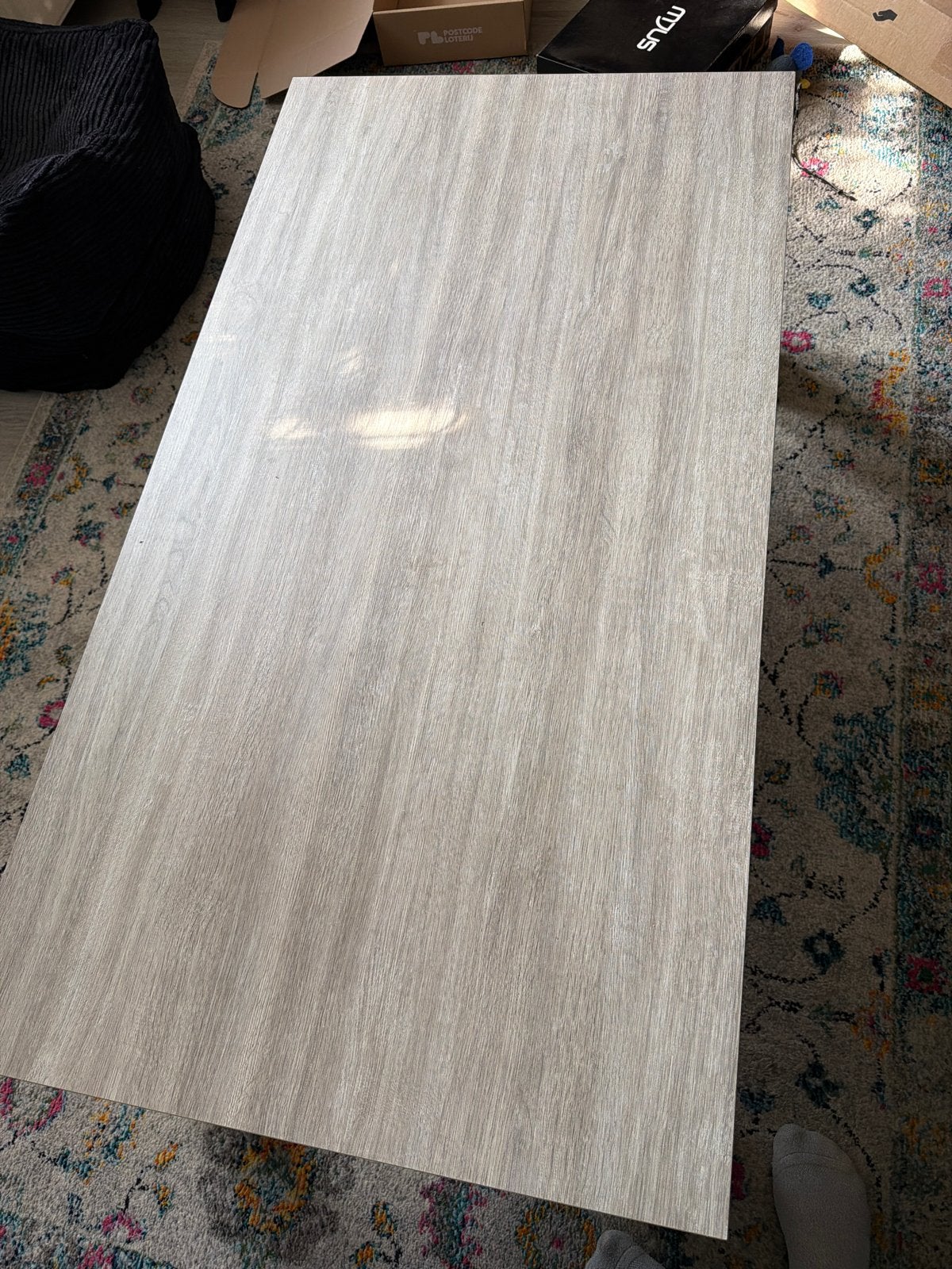 Salon tafel 122x65 onbeschadigd, Huis en Inrichting, 100 tot 150 cm, Zo goed als nieuw, Rechthoekig, Overige houtsoorten