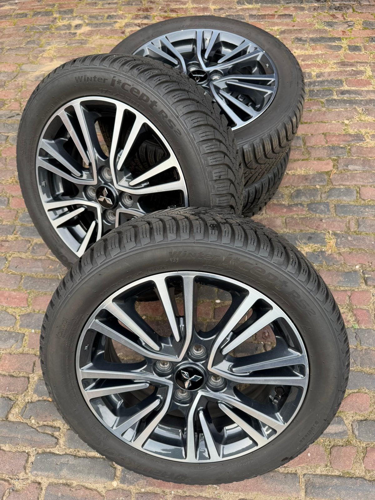 15” Mitsubishi Space Star velgen + tpms + winterbanden 2024, 15 inch, 175 mm, Banden en Velgen, Nieuw