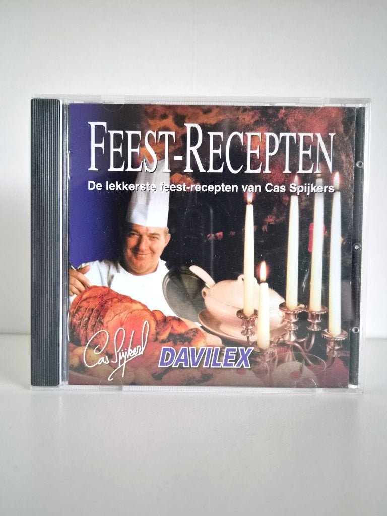 Feest-Recepten - Davilex - PC CD-ROM, Overige genres, 1 speler, Ophalen of Verzenden, Zo goed als nieuw