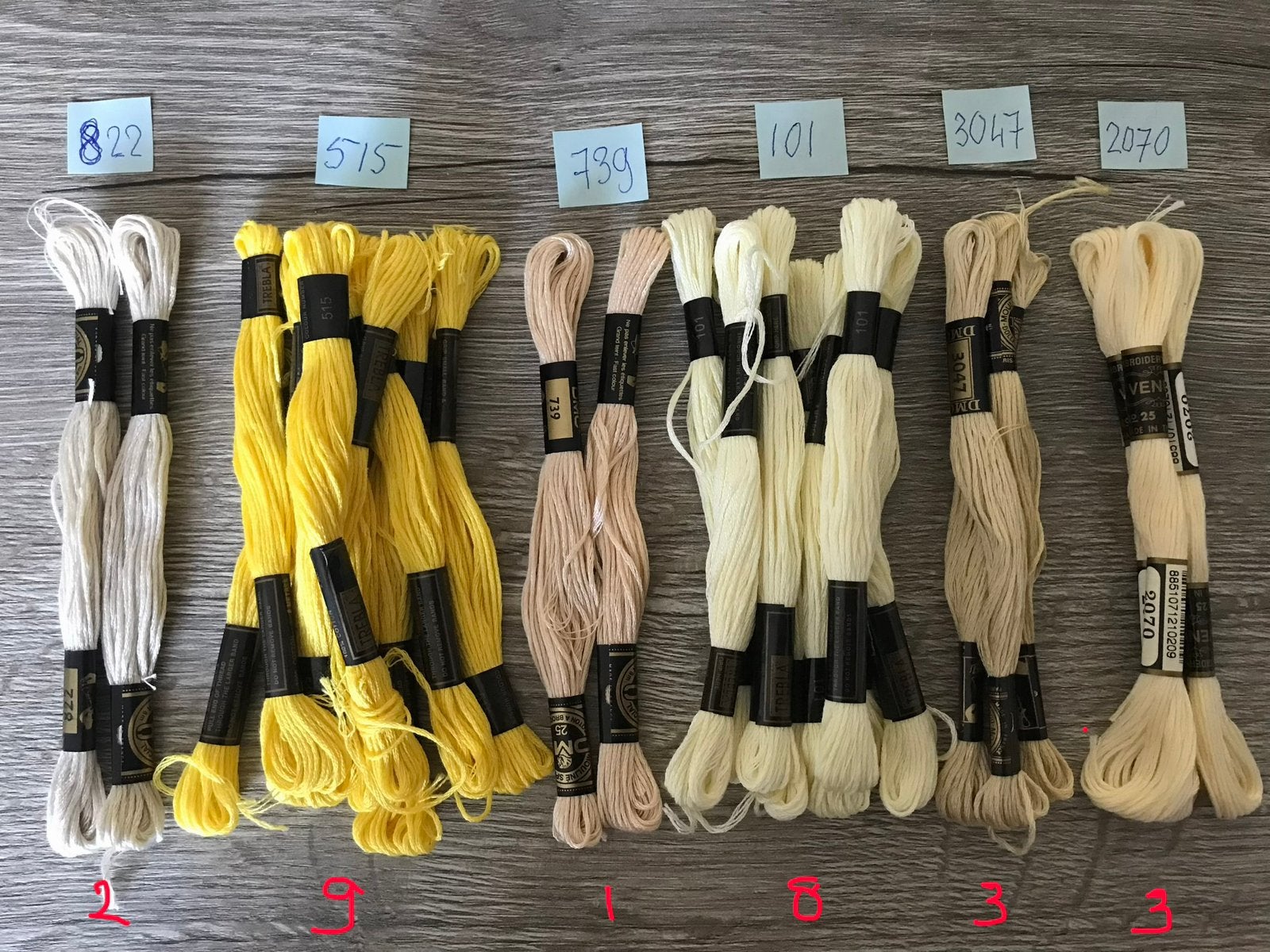 Keuze uit veel nieuwe borduurgaren in diverse kleuren, Ophalen of Verzenden, Nieuw