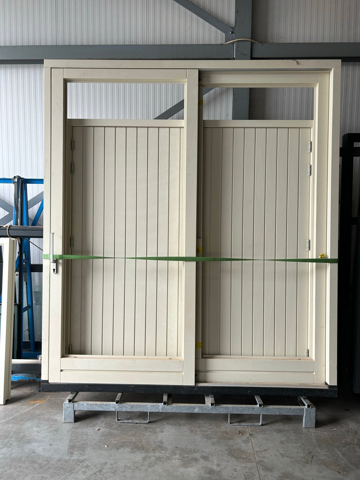 Houten Schuifpui met DTS dorpel en glas, Ophalen, Nieuw, Inclusief glas, Hout
