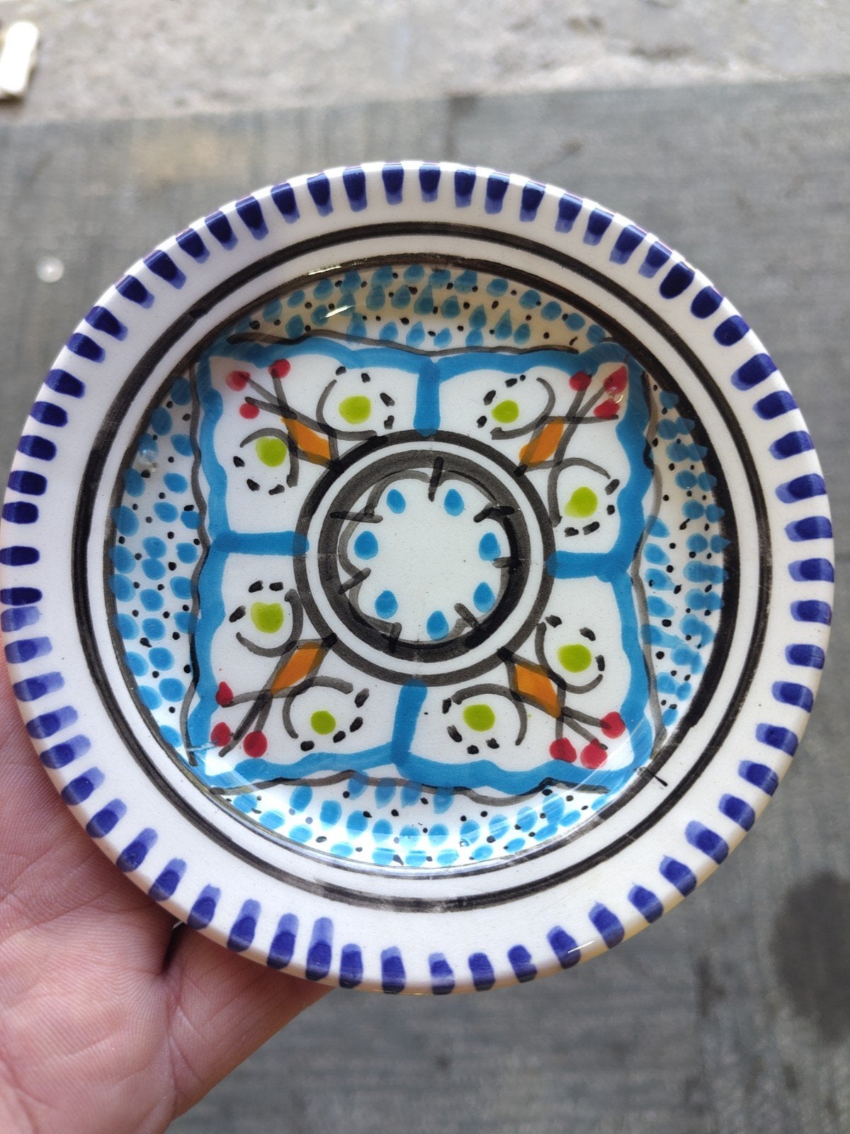 Handgemaakte blauwe schotel - Dishes & Deco, Ophalen