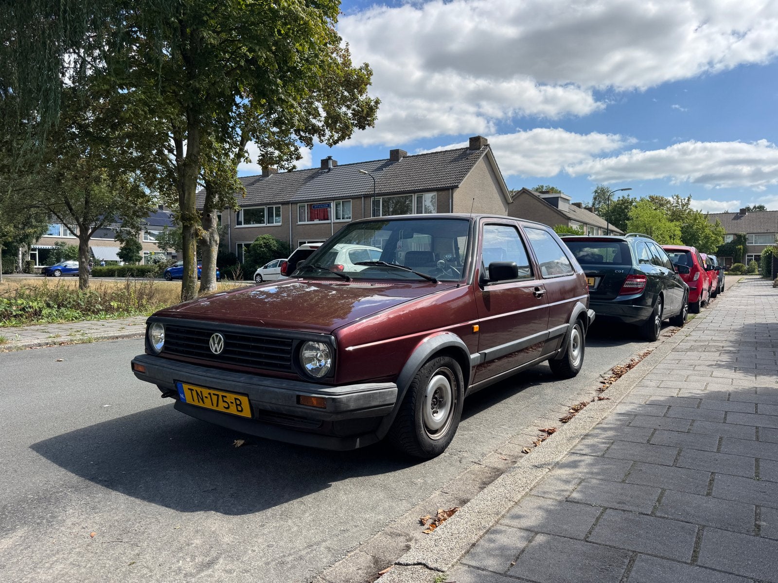 Volkswagen golf 2 1.6 turbo diesel 1991, Voorwielaandrijving, Stof, Zwart, 4 cilinders