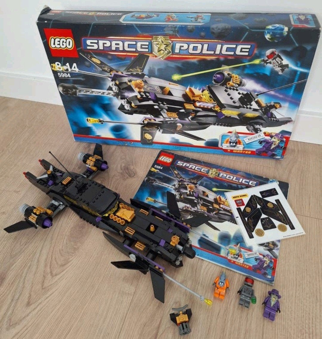 Lego Space 5984 Compleet dus ook doos en! Nieuwe stickers!, Ophalen of Verzenden