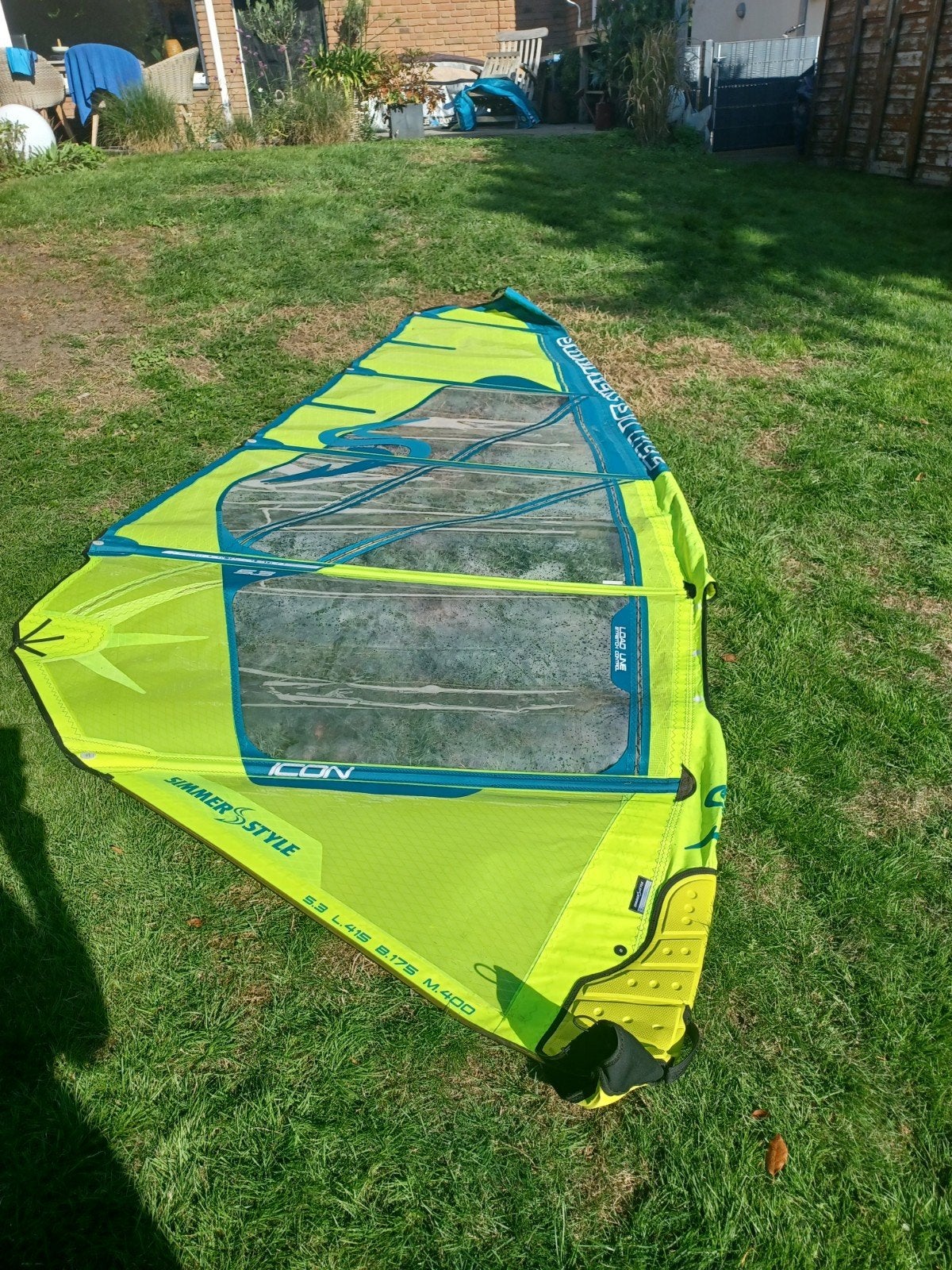 Sail  Simmer Icon 5.3, Watersport en Boten, Ophalen of Verzenden, Zeil, 5 tot 6.5 m²