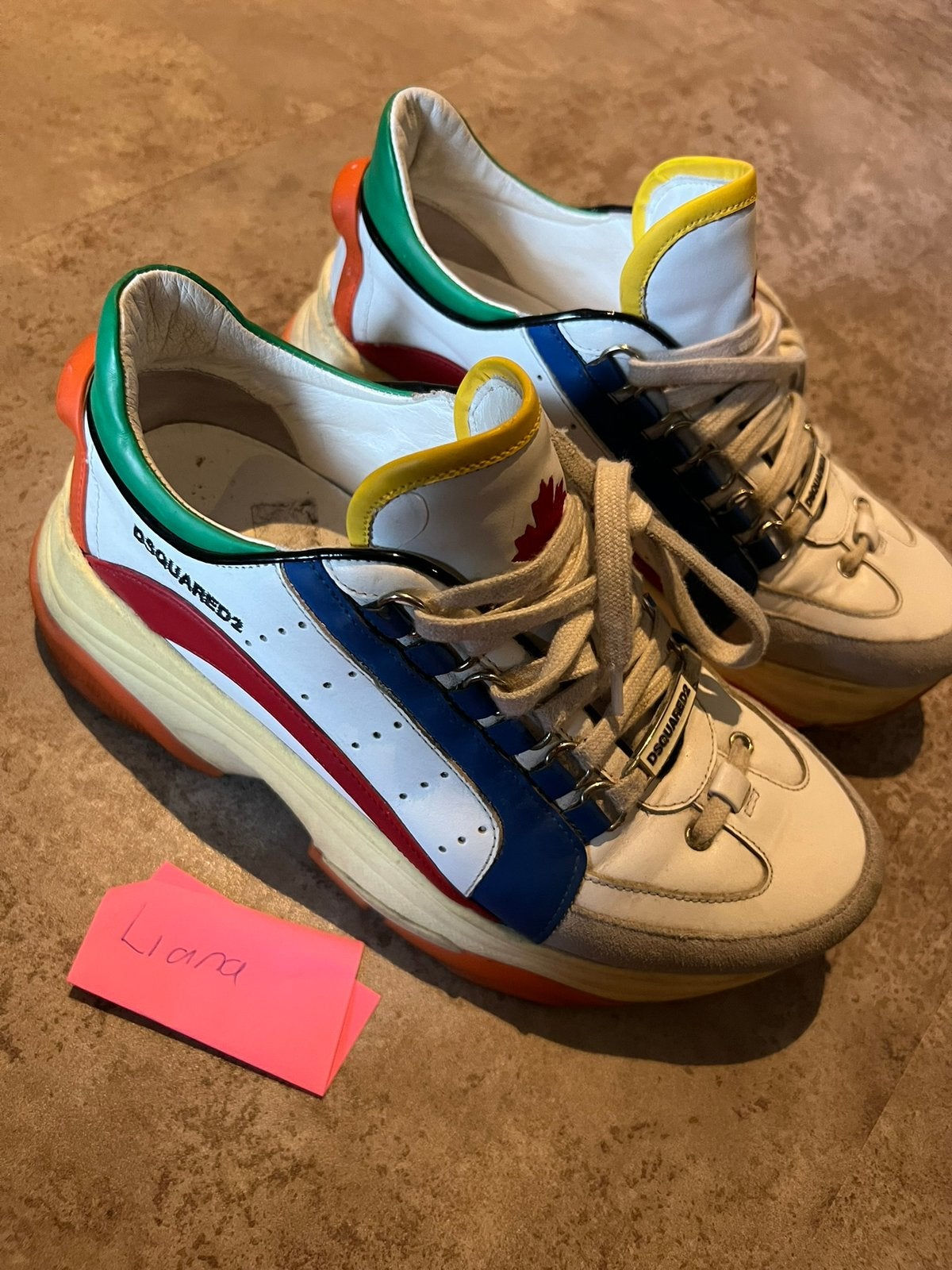 DSQUARED2 sneakers maat 39 origineel zgan, G, Wit, T, Ophalen of Verzenden