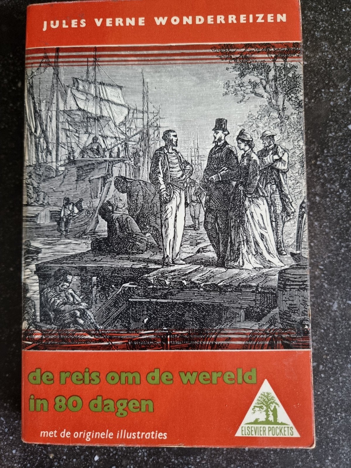 De Reis om de Wereld in 80 Dagen - Jules Verne (1959), Verzenden, Gelezen, Jules Verne, Nederland