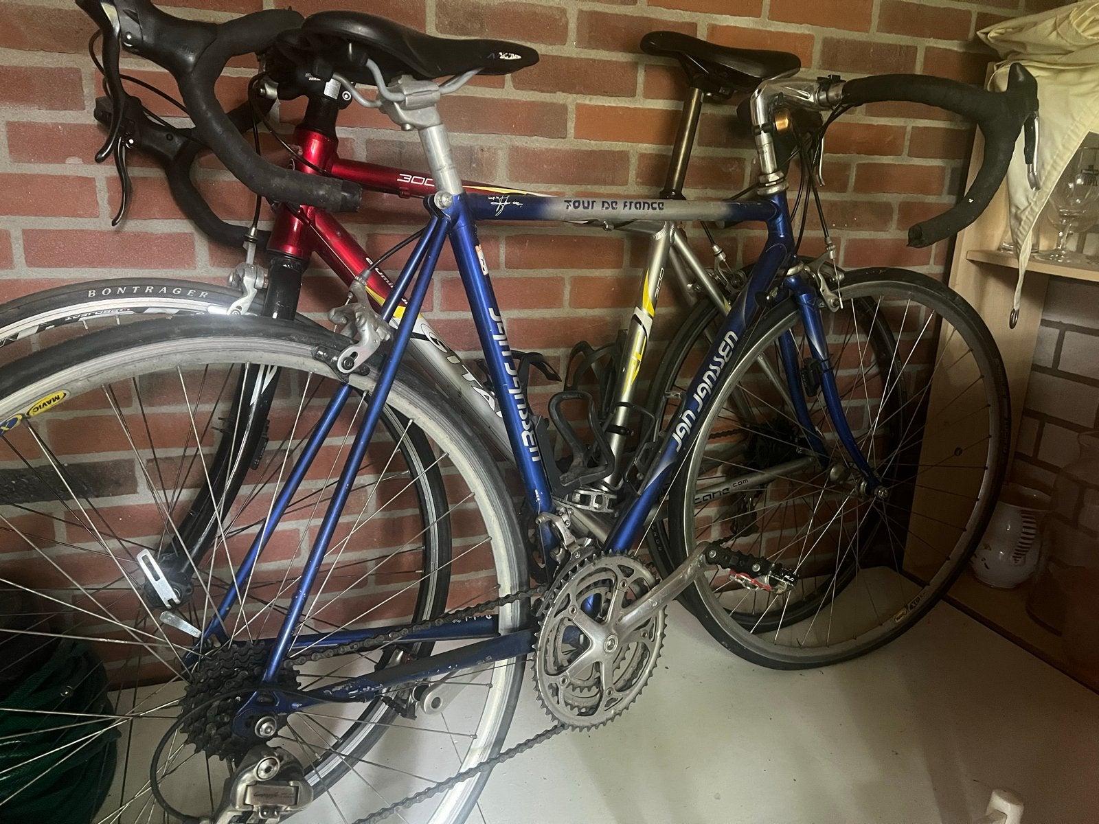 2 Vintage Racefietsen: Jan Janssen & Gitane - Opknappers, Ophalen, Gebruikt, Staal, Overige merken