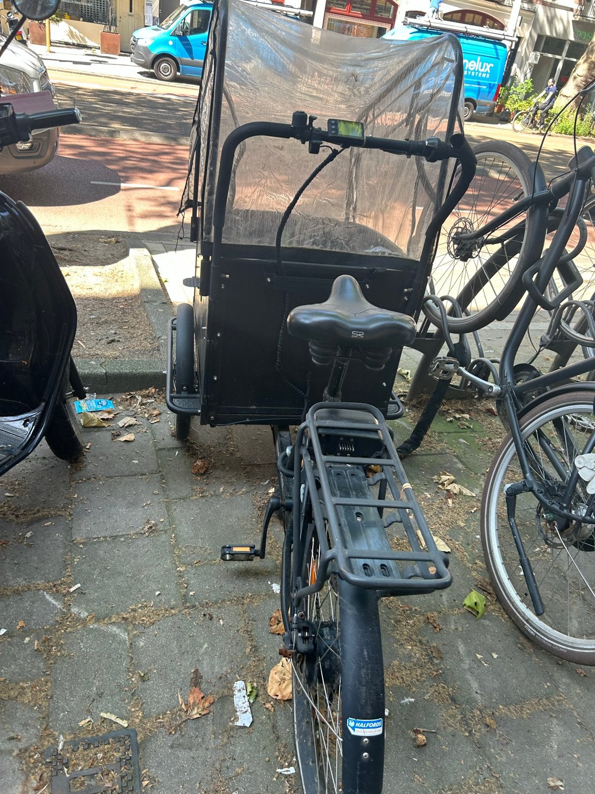 Elektrische Bakfiets met Huif - Ideaal voor Kinderen/Goedere, Overige merken, Gebruikt, Elektrisch, Ophalen of Verzenden