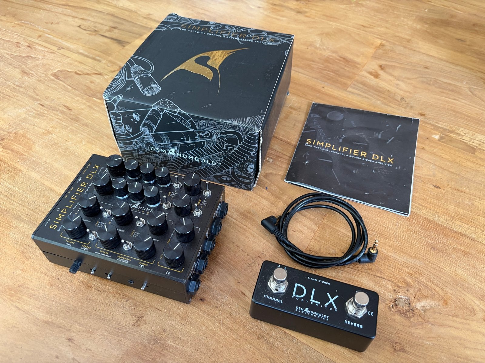 DSM Humboldt Simplifier DLX Zero Watt Stereo Amp/Cab Sim, Ophalen of Verzenden, Zo goed als nieuw, Volume