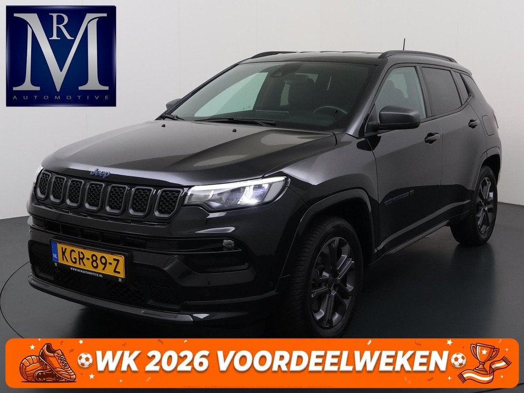 Jeep Compass 1.3 Plug-In Hybrid 80th Anniversary 4WD VAN: 26, Auto's, Jeep, Automaat, 4 cilinders, Zwart, Bedrijf