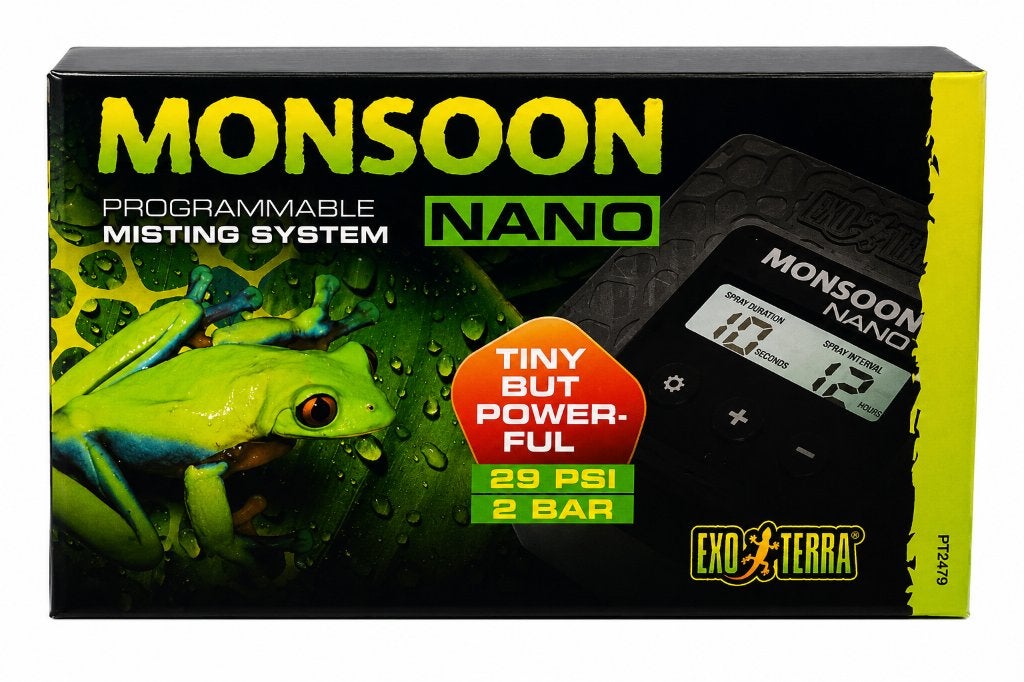 Exo Terra Monsoon Nano – Automatisch Sproeisysteem, Dieren en Toebehoren, Reptielen en Amfibieën | Toebehoren, Overige typen, Nieuw
