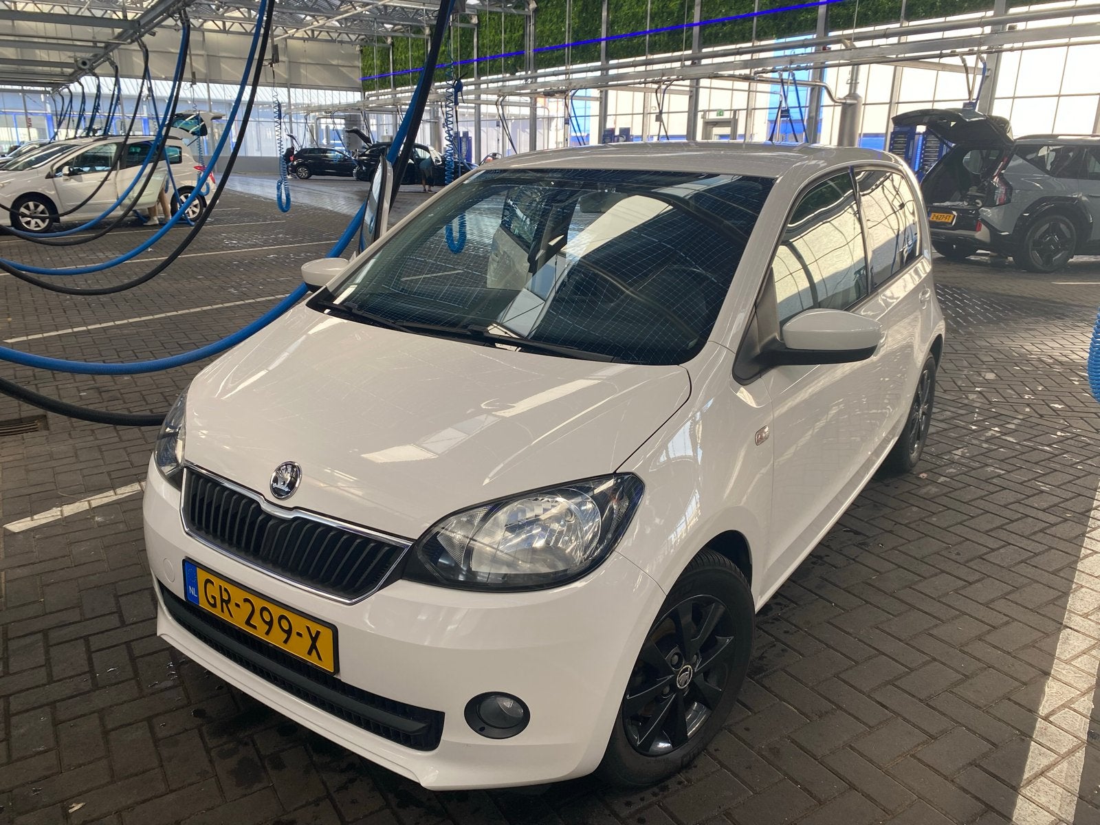 Skoda Citigo 1.0 T 44KW AUT 5 D 2015 Wit, 4 stoelen, Wit, Origineel Nederlands, 831 kg