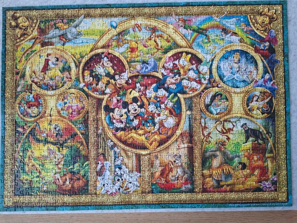 Ravensburger Disney Legpuzzel 1000 stukjes, Hobby en Vrije tijd, Ophalen, 500 t/m 1500 stukjes, Zo goed als nieuw, Legpuzzel