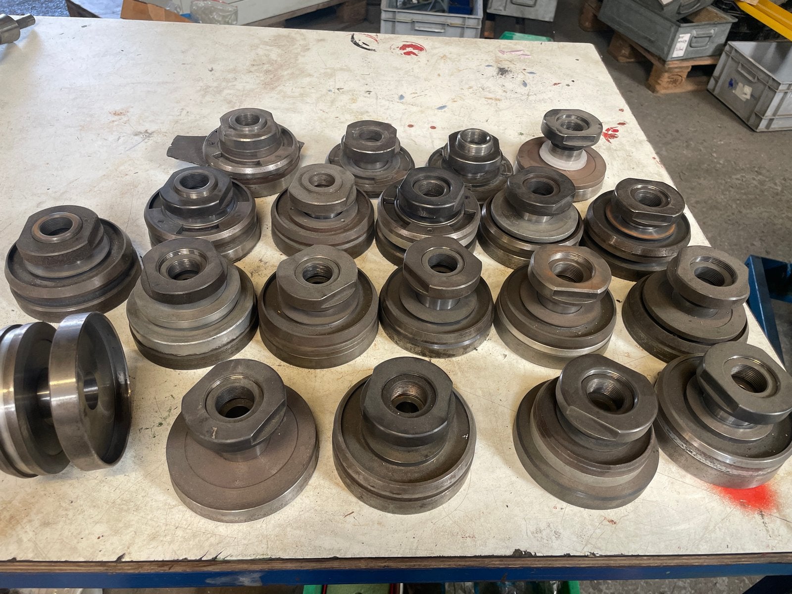 Ca 20  originele JUNG slijpsteenhouders, Doe-het-zelf en Verbouw, Gereedschap | Slijpmachines, Ophalen, Gebruikt, Minder dan 700 watt